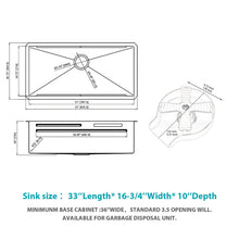 Load image into Gallery viewer, Undermount Stainless Steel Kitchen Sink With Pull Down Faucet &amp; Ledge Workstation
