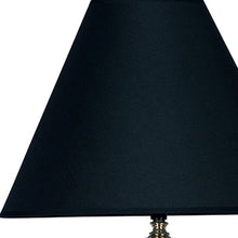 Load image into Gallery viewer, Table Lamp With Navy Blue Shade - Gold And Navy Blue
