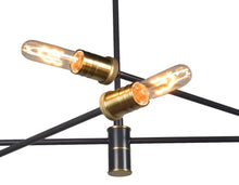 Load image into Gallery viewer, Sputnik Six Light Metal Chandelier - Bronze
