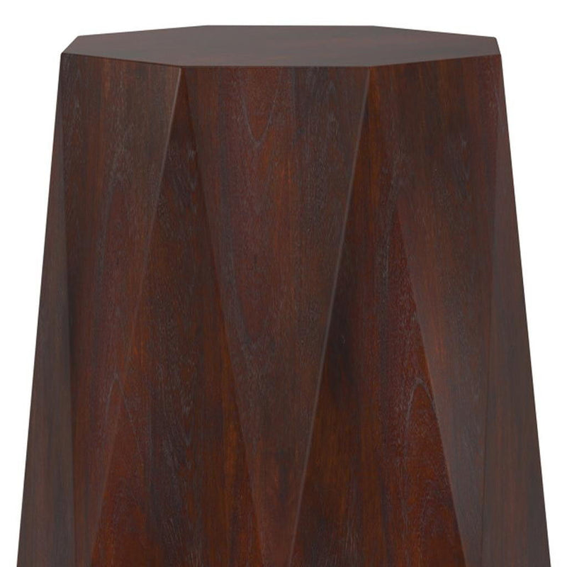 Wood End Table - Brown