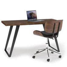 Load image into Gallery viewer, Lowry - Flat Top Desk - Rustic Natural Aged Brown
