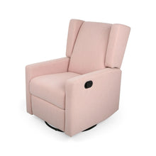 Load image into Gallery viewer, Landau Contemporary Fabric Upholstered Swivel Recliner
