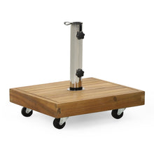 Load image into Gallery viewer, Ralph - Square Umbrella Base - Teak
