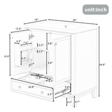 Load image into Gallery viewer, Modern Bathroom Vanity With Sink Combo, Multi Functional Cabinet With Doors And Drawer
