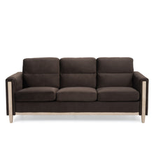 Load image into Gallery viewer, Comfortable Solid Wood Three-Seater Sofa, Soft Cushions, Durable And Long-Lasting, 79.5&quot; Sofa Couch For Living Room

