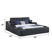 Load image into Gallery viewer, Zoya - Smart Multifunctional Bed, Built In Bluetooth Speakers, USB Charging
