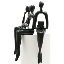 Load image into Gallery viewer, People Tabletop Sculpture (Set of 3) (568345) - Black
