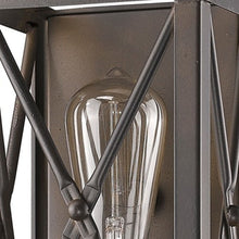 Load image into Gallery viewer, Metal Geometric Wall Light - Antique Bronze / Brown
