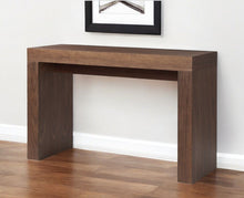 Load image into Gallery viewer, 47" Wood Block Console Table - Brown

