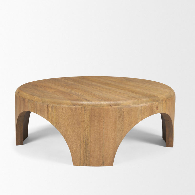 Round Coffee Table (727828) - Brown