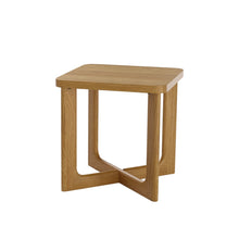 Load image into Gallery viewer, Square Cross Legs End Table - Natural
