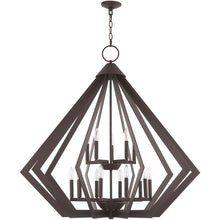 Load image into Gallery viewer, 41'' Multi Light Dimmable Chandelier With Shades - Bronze
