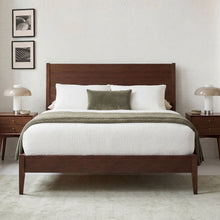 Load image into Gallery viewer, Modern Sled Platform Bed Frame With Slats
