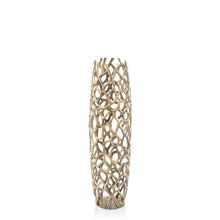 Load image into Gallery viewer, Twigs Cylinder Floor Vase (354655) - Gold
