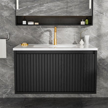 Load image into Gallery viewer, Wall Mounted Floating Bathroom Vanity With Sink And Drawers
