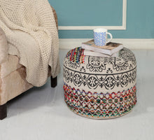 Load image into Gallery viewer, Cotton Blend Ottoman - Multicolored
