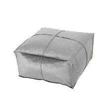 Load image into Gallery viewer, Nati - Square Pouf Ottoman And Floor Cushion - Smoke
