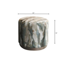 Load image into Gallery viewer, Oval Accent Ottoman - Multi
