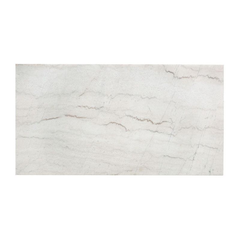 Genuine Marble Wood Sled Coffee Table - White / Espresso