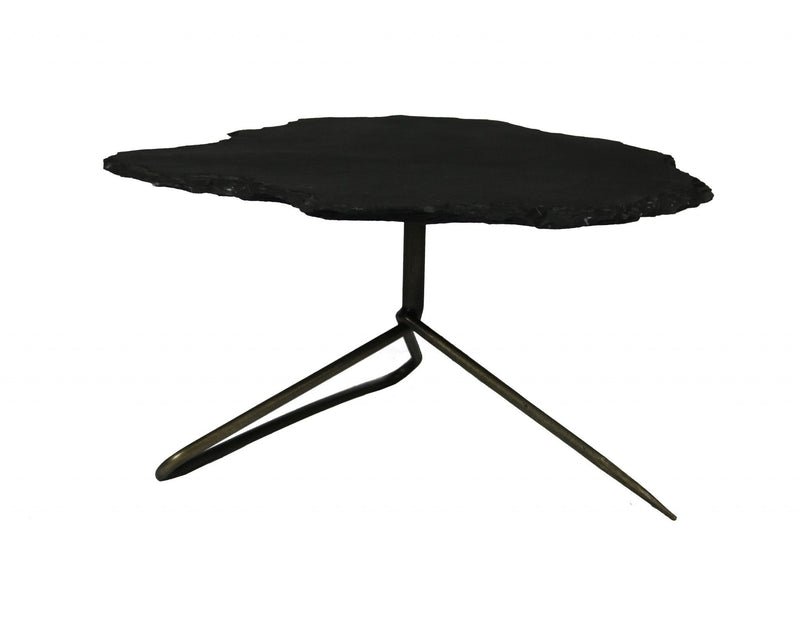 Live Edge Coffee Tables (Set of 2) - Black