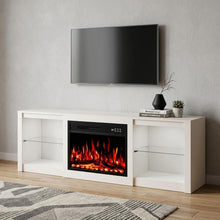 Load image into Gallery viewer, Fireplace Entertainment Center With Fireplace (734209) - Black
