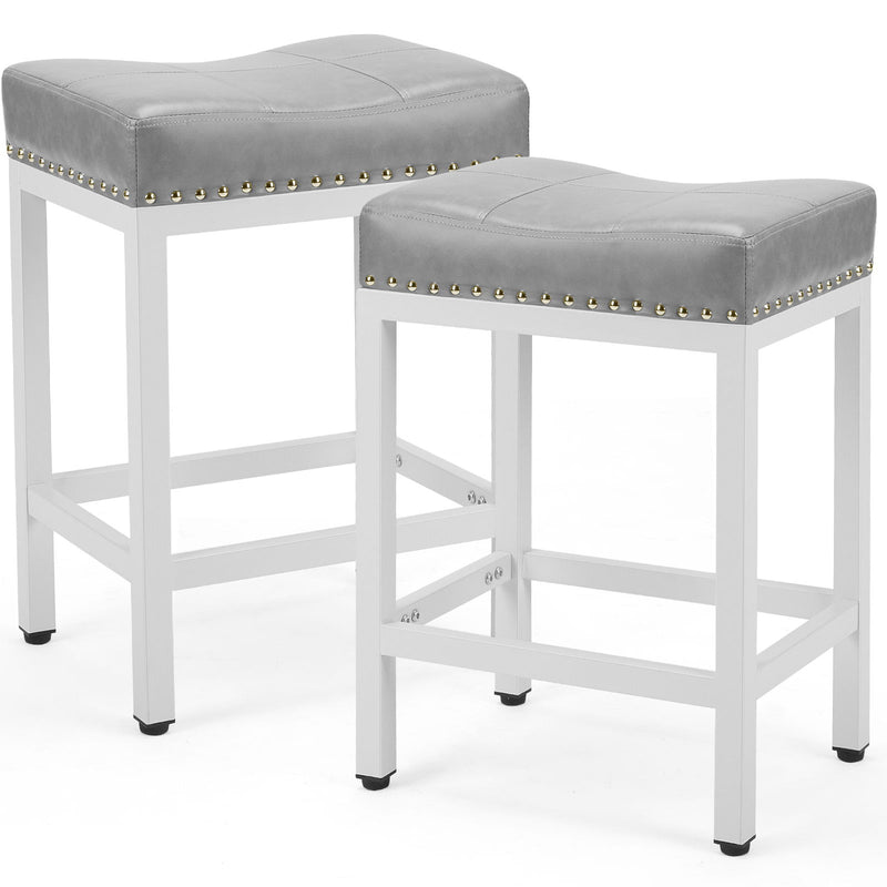 Tufted Club Chair (Set of 2) - Black / Gray