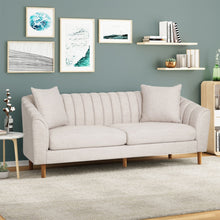 Load image into Gallery viewer, Contemporary 3 Seater Sofa With Accents

