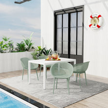 Load image into Gallery viewer, 4 Pack Lounge Chair Set With Long Table
