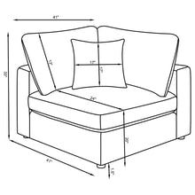 Load image into Gallery viewer, Rhette - Upholstered Sectional With Reversible Cushions
