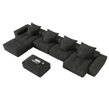 Load image into Gallery viewer, Modern Oversized Diy Combination Modular Sectional Sofa With Pillows

