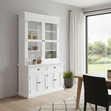 Load image into Gallery viewer, Solid Wood Frame Dining Hutch With Twelve Shelves And Two Drawers - White
