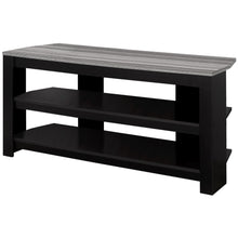 Load image into Gallery viewer, Open Shelving, TV Stand - Black / Gray
