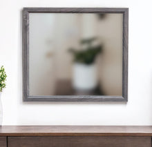 Load image into Gallery viewer, 35" Framed Accent Mirror - Dark Gray
