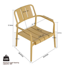 Load image into Gallery viewer, 3 Piece Indoor / Outdoor Leisure Table And Chair Set

