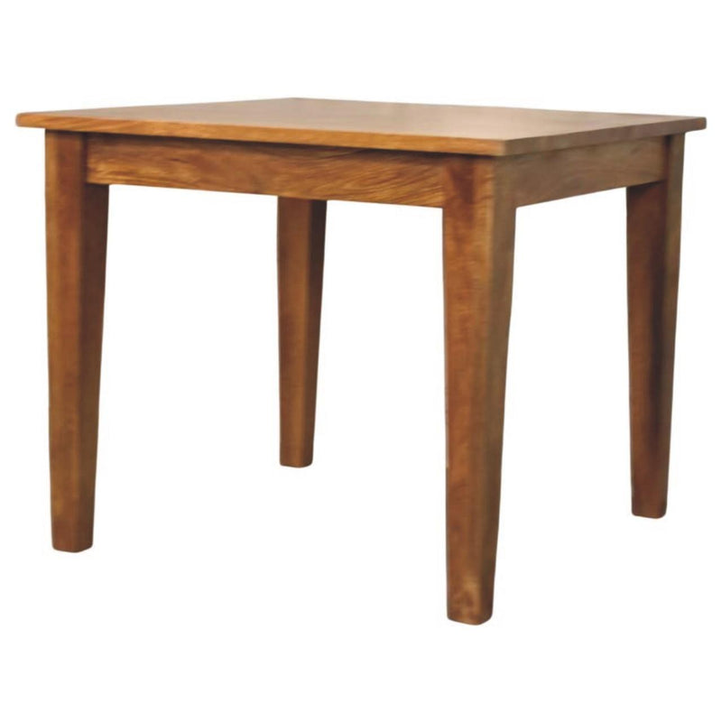 Solid Wood Square Dining Table - Brown