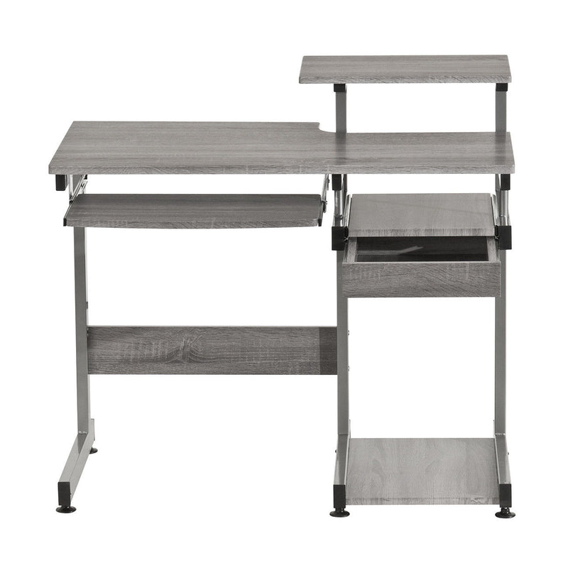 Stainless Computer Desk - Gray / Silver