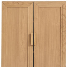 Load image into Gallery viewer, Corner Accent Wood Cabinet With Two Doors (Set of 2) - Natural
