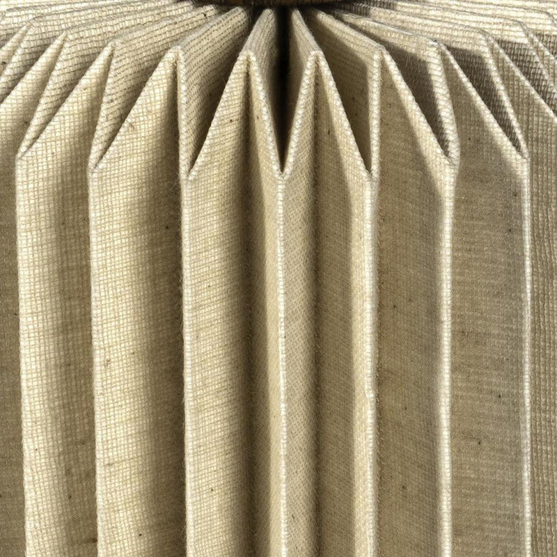 Geometric Table Lamp LED With Cylinder Shade - Natural