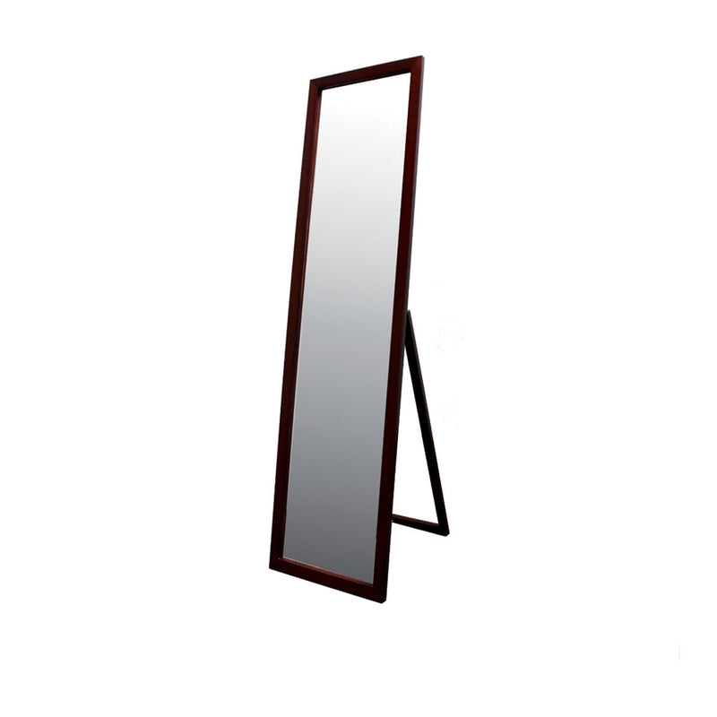 55" Wood Framed Full Length Freestanding Mirror - Brown