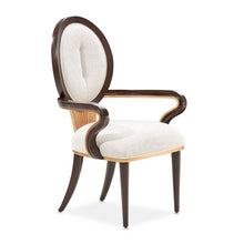 Load image into Gallery viewer, Camellia Field - Dining Arm Chair (Set of 2) - Linen / Warm Pecan

