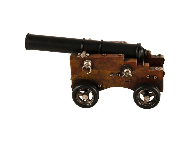 Hand Painted Figurine Tabletop Sculpture - Black / Brown