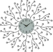 Load image into Gallery viewer, Silent Analog Round Wall Clock - Black / White / Clear

