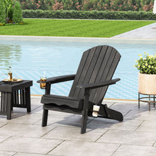 Load image into Gallery viewer, Zenithia - Outdoor Foldable Adirondack Chair With 2 Cup Holders
