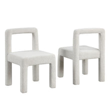 Load image into Gallery viewer, Dining Chairs With Square Open Back (Set of 2)
