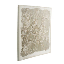 Load image into Gallery viewer, Large Cherry Blossom Canvas Art Print, Home Decor Accent Piece - Gray / White Matte
