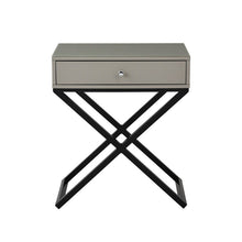 Load image into Gallery viewer, Koda - End Side Table Nightstand, Drawer And Cross Base
