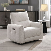 Load image into Gallery viewer, Lalisa - Power Motion Recliner With USB Port - Cream Chenille
