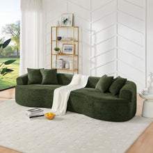Load image into Gallery viewer, 4 Seater Curved Cloud Sectional Sofa
