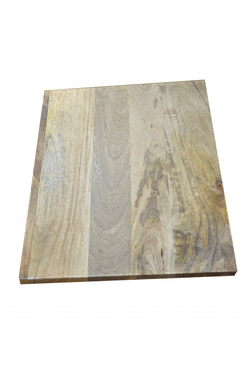 25" Two Drawer Nightstand - Natural