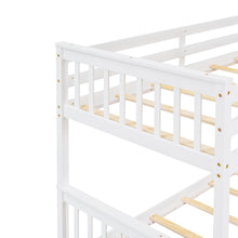 Load image into Gallery viewer, Twin-Over-Full Bunk Bed with Ladders and Two Storage Drawers (White){old sku:LT000165AAK}
